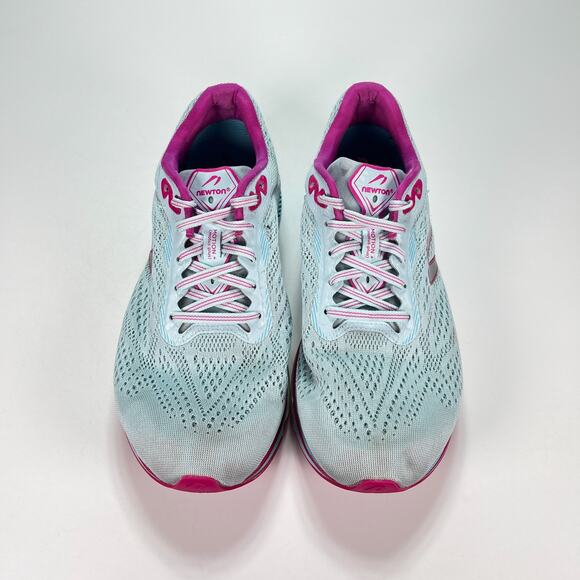 Newton Motion Plus Sky Blue Pink Lightweight Lace Up Running Shoes Women’s Sz 10 - Picture 3 of 11